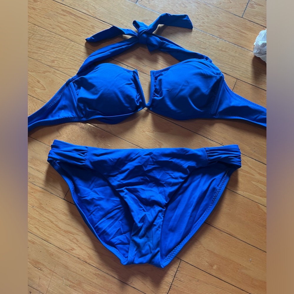 Sexy royal blue bikini
